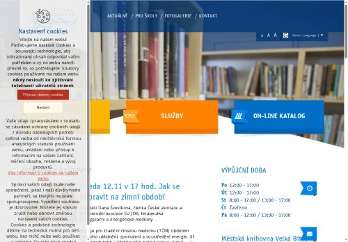 Zobrazit webové stránky Knihovna Velká Bíteš