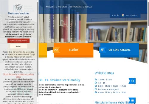 Zobrazit webové stránky Knihovna Velká Bíteš