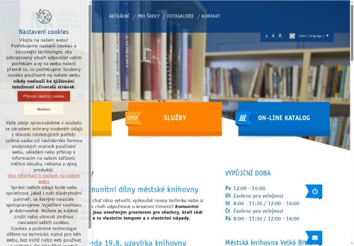 Zobrazit webové stránky Knihovna Velká Bíteš