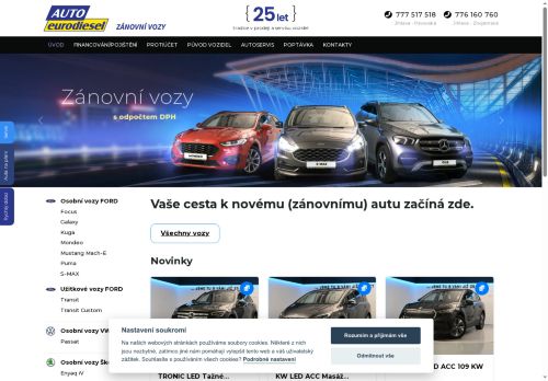 Webové stránky AUTO EURODIESEL s.r.o., Jihlava