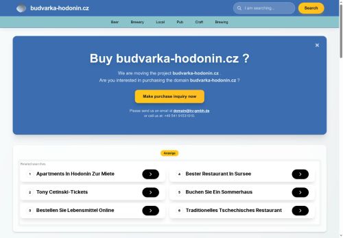 Zobrazit webové stránky Penzion Budvarka