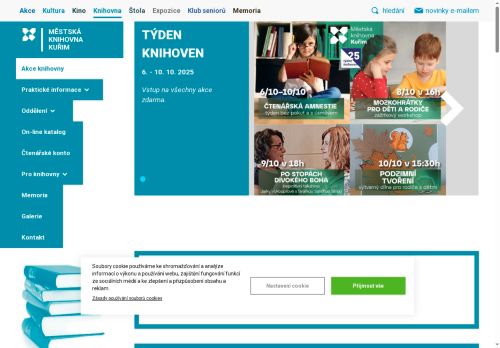 Zobrazit webové stránky Městská knihovna Kuřim