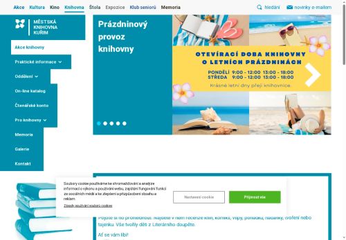 Zobrazit webové stránky Městská knihovna Kuřim