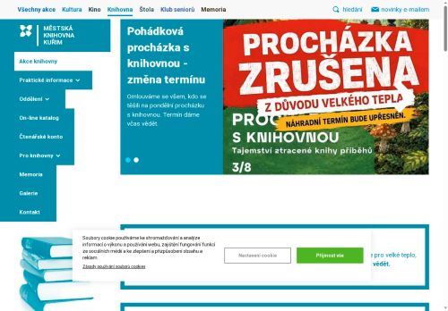 Zobrazit webové stránky Městská knihovna Kuřim
