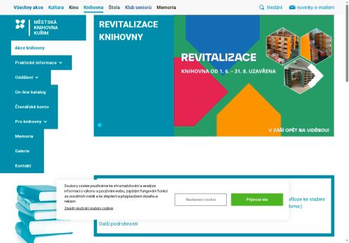 Zobrazit webové stránky Městská knihovna Kuřim