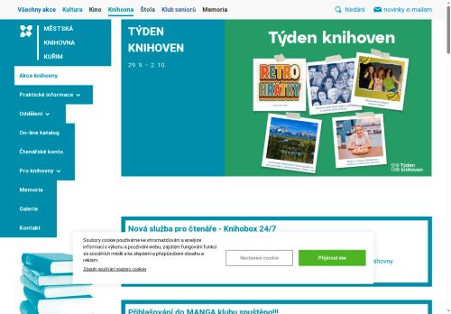 Zobrazit webové stránky Městská knihovna Kuřim