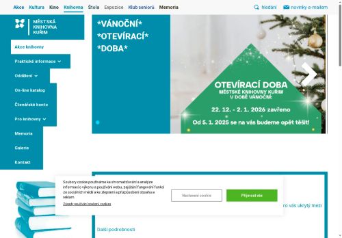 Zobrazit webové stránky Městská knihovna Kuřim