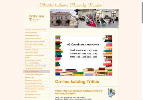 Zobrazit webové stránky Městská knihovna Moravský Krumlov