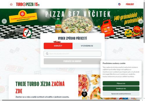 TURBO PIZZA, s.r.o. nabízí práci na pozici Rozvozce, Rozvozkyně v obci Praha