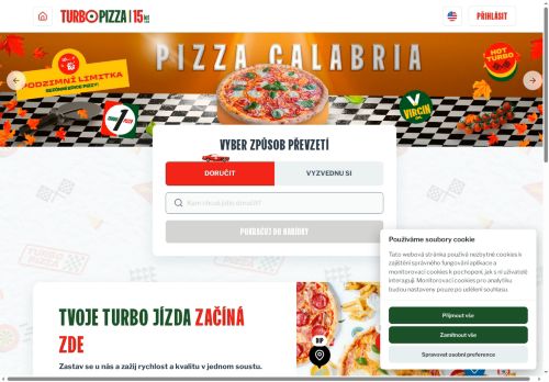 TURBO PIZZA, s.r.o. nabízí práci na pozici Rozvozce, Rozvozkyně v obci Neratovice