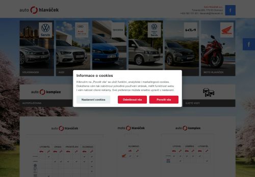 AUTO Hlaváček a.s. nabízí práci na pozici Servisní poradce/poradkyně v obci Litomyšl