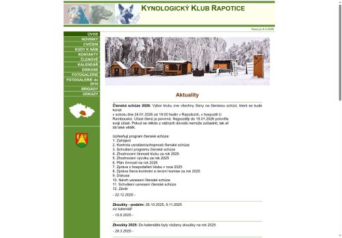 Zobrazit webové stránky Kynologický klub Rapotice