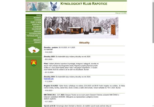 Zobrazit webové stránky Kynologický klub Rapotice