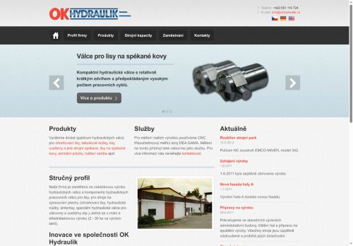 Webové stránky RecoilMax s.r.o., Jihlava