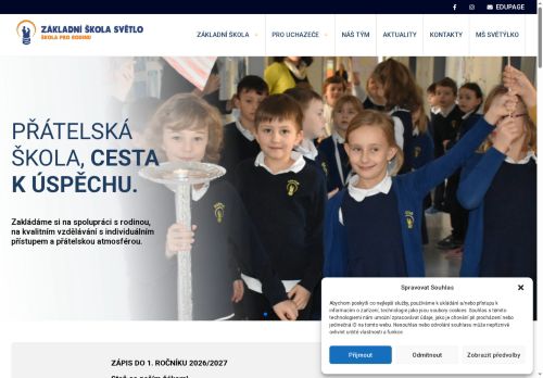 Základní škola Světlo s.r.o. nabízí práci na pozici UČITEL ANGLICKÉ KONVERZACE (M/Ž) v obci Třebíč