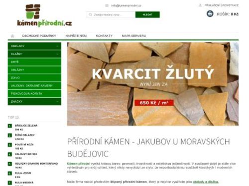 KÁMEN PŘÍRODNÍ