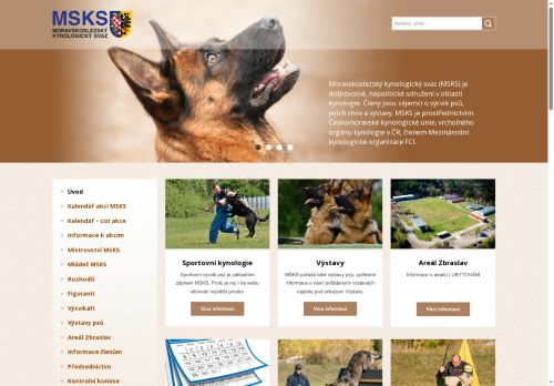 Zobrazit webové stránky Kynologický klub Tišnov