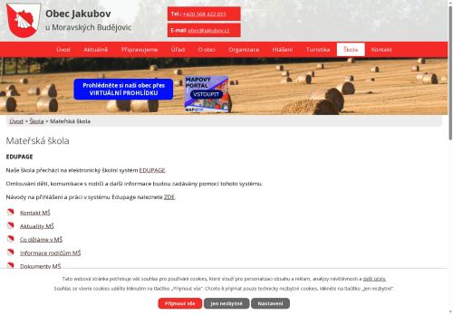 Zobrazit webové stránky MŠ Jakubov