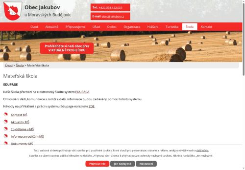 Zobrazit webové stránky MŠ Jakubov