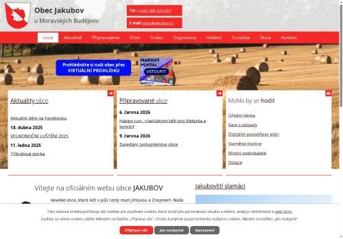 Zobrazit webové stránky Obecní úřad Jakubov u Moravských Budějovic