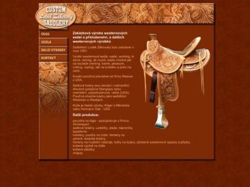 Luděk Žákovský - Custom Saddlery