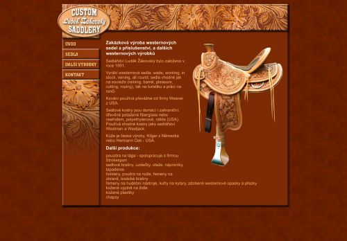 Zobrazit webové stránky Luděk Žákovský - Custom Saddlery