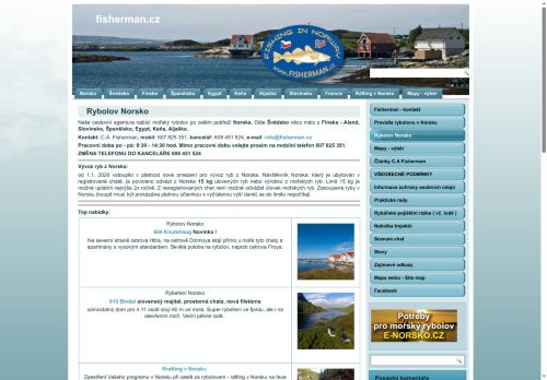 Zobrazit webové stránky Cestovní agentura Fisherman