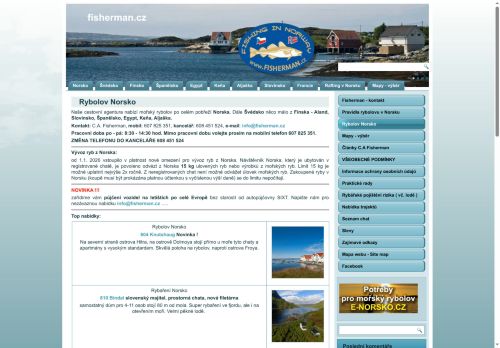 Zobrazit webové stránky Cestovní agentura Fisherman