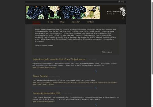 Zobrazit webové stránky Polivka Winery