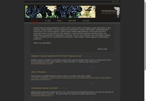 Zobrazit webové stránky Polivka Winery