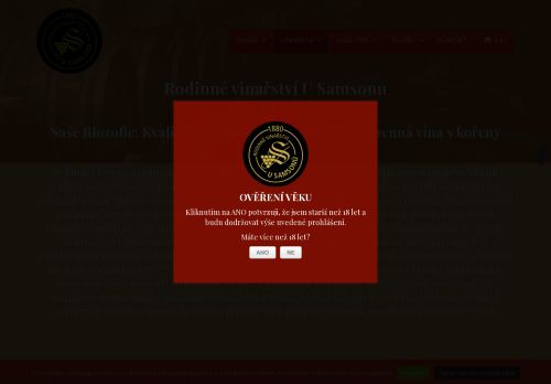 Zobrazit webové stránky Vinařství U Samsonů