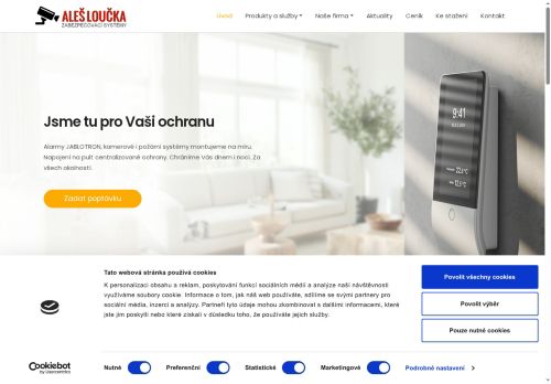Zobrazit webové stránky Zabezpečovací systémy Aleš Loučka