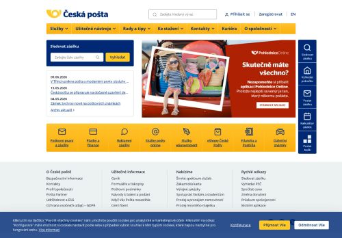 Zobrazit webové stránky Pošta Jevišovice