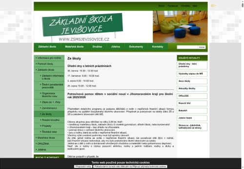 Zobrazit webové stránky ZŠ Jevišovice