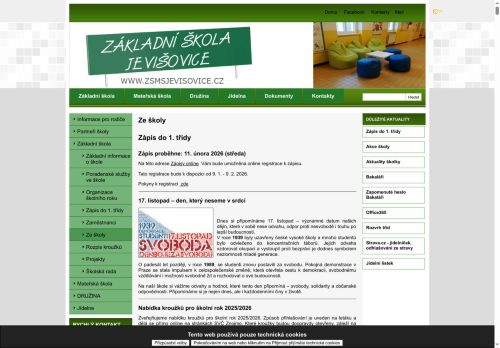 Zobrazit webové stránky ZŠ Jevišovice