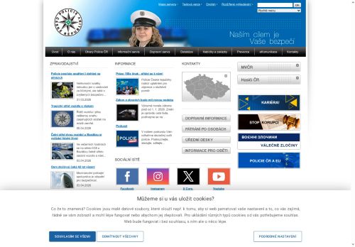 Zobrazit webové stránky Policie ČR - Obvodní oddělení Jevišovice