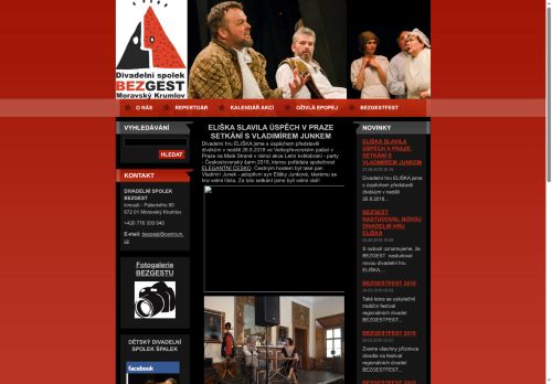 Zobrazit webové stránky Divadelní spolek BEZGEST