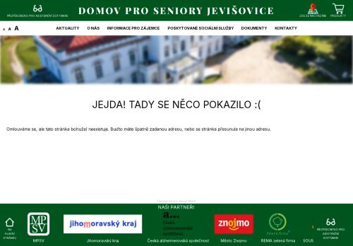 Zobrazit webové stránky Domov pro seniory Jevišovice