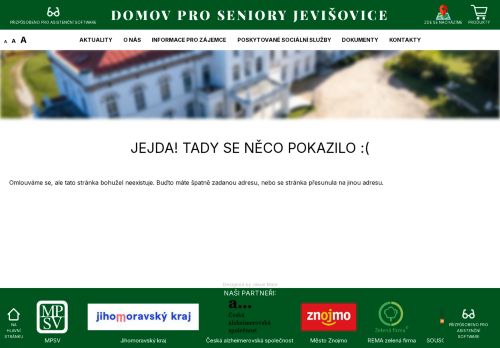 Zobrazit webové stránky Domov pro seniory Jevišovice