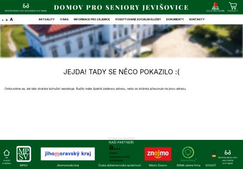 Zobrazit webové stránky Domov pro seniory Jevišovice