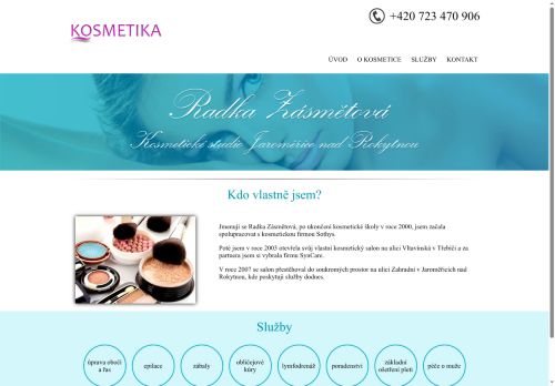 Zobrazit webové stránky Kosmetika Radka Zásmětová