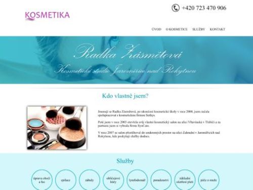 Kosmetika Radka Zásmětová