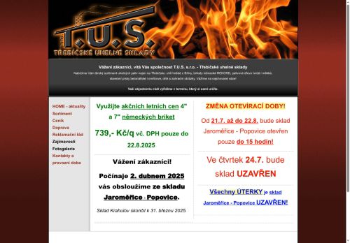 Zobrazit webové stránky Třebíčské uhelné sklady