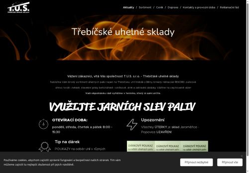Zobrazit webové stránky Třebíčské uhelné sklady