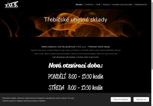 Zobrazit webové stránky Třebíčské uhelné sklady