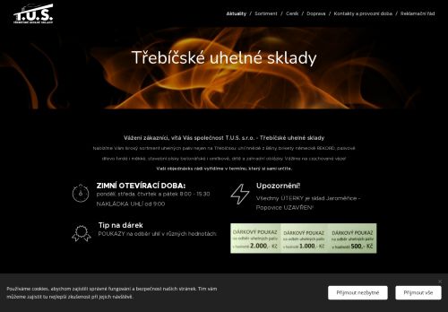 Zobrazit webové stránky Třebíčské uhelné sklady