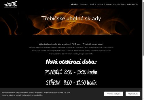 Zobrazit webové stránky Třebíčské uhelné sklady