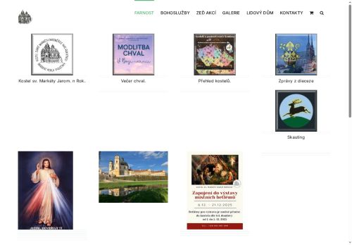 Zobrazit webové stránky Římskokatolická farnost Jaroměřice nad Rokytnou