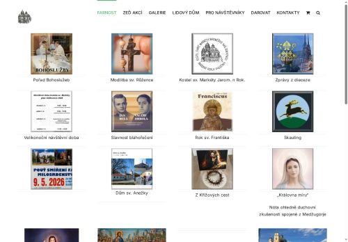 Zobrazit webové stránky Římskokatolická farnost Jaroměřice nad Rokytnou