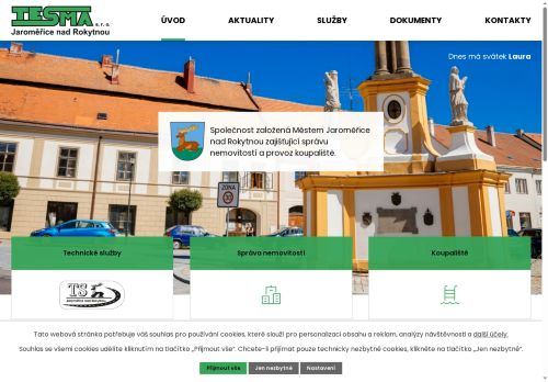 Zobrazit webové stránky TESMA Jaroměřice, s.r.o.